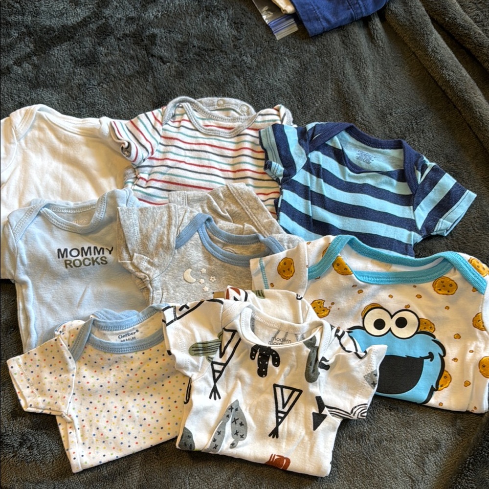 Assorted Baby Onesies Set